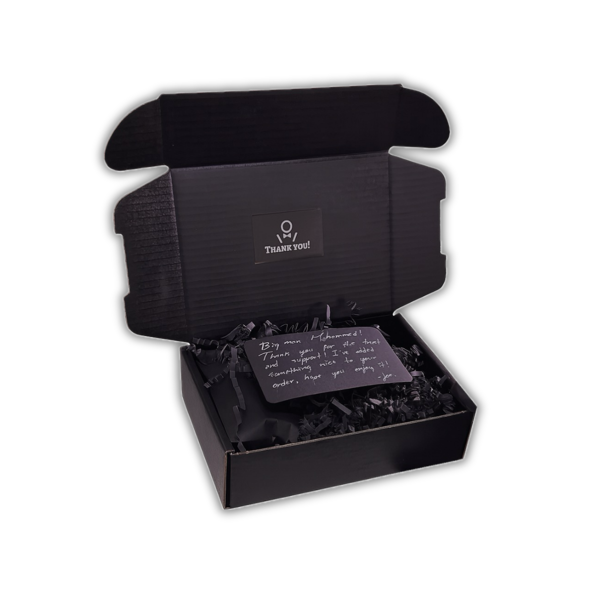 An actual Elixir parcel with protective packing